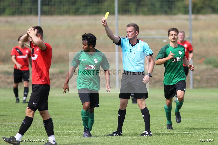 Frank Tallner, Florian Rumpel, Thawatchai Pimsai, 28.07.2019, Bezirksliga Unterfranken West, SSV Kitzingen, TSV Retzbach - Bild-ID: 2249005