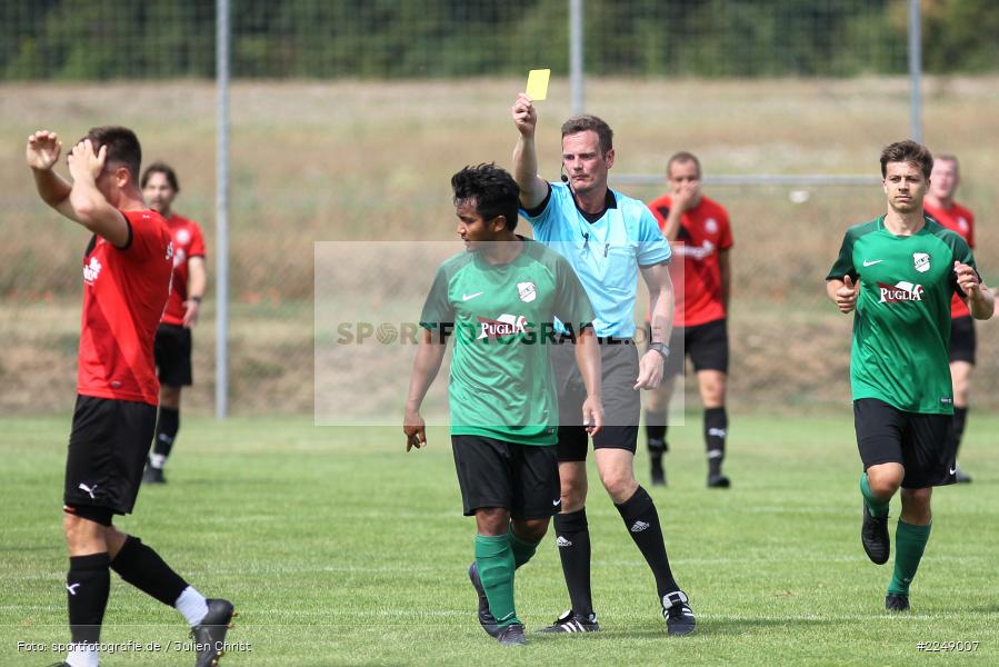 Frank Tallner, Florian Rumpel, Thawatchai Pimsai, 28.07.2019, Bezirksliga Unterfranken West, SSV Kitzingen, TSV Retzbach - Bild-ID: 2249007