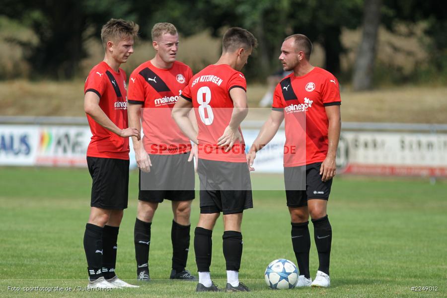 Dennis Kuhmann, Florian Rumpel, 28.07.2019, Bezirksliga Unterfranken West, SSV Kitzingen, TSV Retzbach - Bild-ID: 2249012