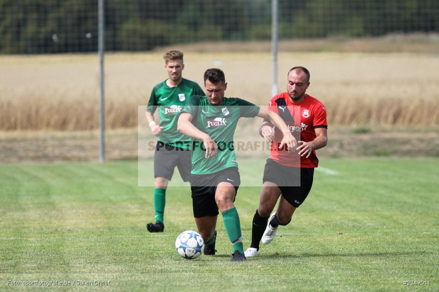 Benedikt Strohmenger, Dennis Kuhmann, 28.07.2019, Bezirksliga Unterfranken West, SSV Kitzingen, TSV Retzbach - Bild-ID: 2249014