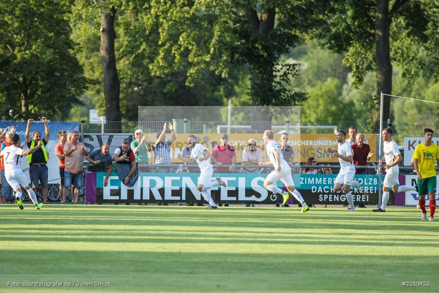 Marco Schiebel, Maurice Kübert, Marvin Schramm, Sebastian Stumpf, 31.07.2019, Bayernliga Nord, DJK Don Bosco Bamberg, TSV Karlburg - Bild-ID: 2250920