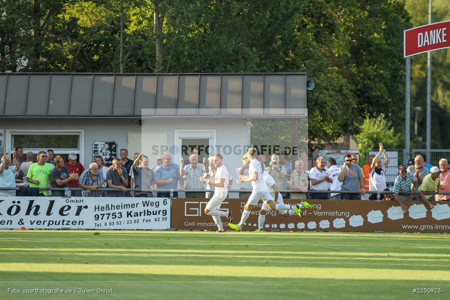 Marco Schiebel, Maurice Kübert, Marvin Schramm, Sebastian Stumpf, 31.07.2019, Bayernliga Nord, DJK Don Bosco Bamberg, TSV Karlburg - Bild-ID: 2250923