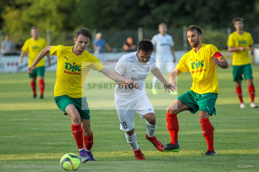 Nicolas Esparza, Pascal Niersberger, Andreas Köhler, 31.07.2019, Bayernliga Nord, DJK Don Bosco Bamberg, TSV Karlburg - Bild-ID: 2250941