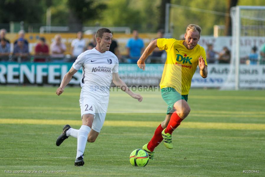 Nicolas Wunder, Sebastian Fries, 31.07.2019, Bayernliga Nord, DJK Don Bosco Bamberg, TSV Karlburg - Bild-ID: 2250942