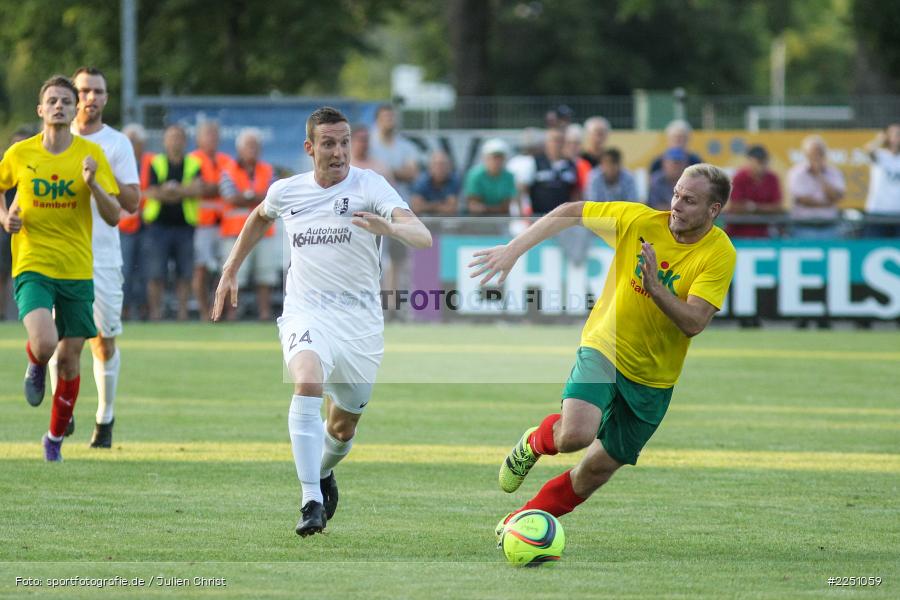 Sebastian Fries, Nicolas Wunder, 31.07.2019, Bayernliga Nord, DJK Don Bosco Bamberg, TSV Karlburg - Bild-ID: 2251059