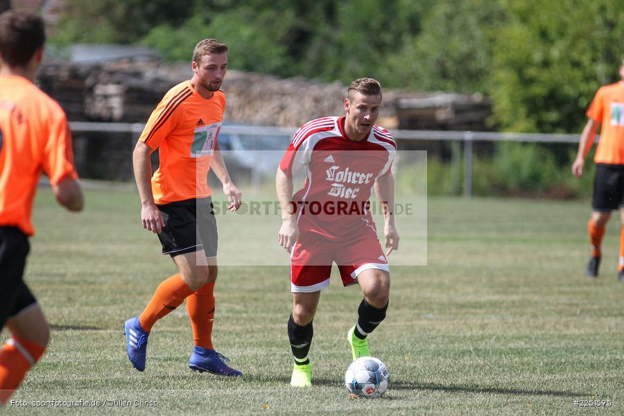 Leon Leibold, Szymon Dynia, 04.08.2019, Kreisliga Würzburg, TSV Duttenbrunn, FC Wiesenfeld-Halsbach - Bild-ID: 2251595