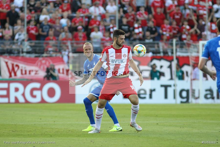 Luca Pfeiffer, Dallenberg, FLYERALARM Arena, Saison 2019/2020, Runde 1, DFB Pokal, TSG 1899 Hoffenheim, FC Würzburger Kickers - Bild-ID: 2253242 Luca Pfeiffer, Dallenberg, FLYERALARM Arena, Saison 2019/2020, Runde 1, DFB Pokal, TSG 1899 Hoffenheim, FC Würzburger Kickers - Bild-ID: 2253242
