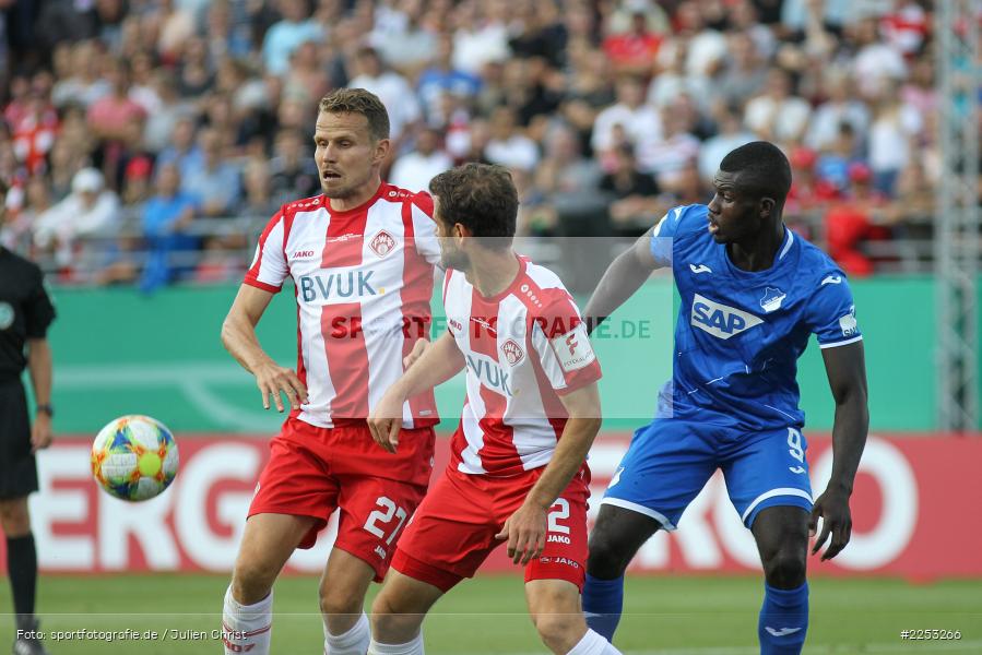 Sebastian Schuppan, Dallenberg, FLYERALARM Arena, Saison 2019/2020, Runde 1, DFB Pokal, TSG 1899 Hoffenheim, FC Würzburger Kickers - Bild-ID: 2253266 Sebastian Schuppan, Dallenberg, FLYERALARM Arena, Saison 2019/2020, Runde 1, DFB Pokal, TSG 1899 Hoffenheim, FC Würzburger Kickers - Bild-ID: 2253266