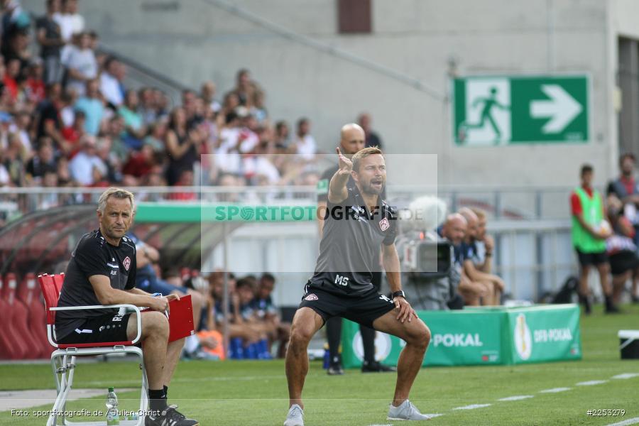 Michael Schiele, Dallenberg, FLYERALARM Arena, Saison 2019/2020, Runde 1, DFB Pokal, TSG 1899 Hoffenheim, FC Würzburger Kickers - Bild-ID: 2253279 Michael Schiele, Dallenberg, FLYERALARM Arena, Saison 2019/2020, Runde 1, DFB Pokal, TSG 1899 Hoffenheim, FC Würzburger Kickers - Bild-ID: 2253279