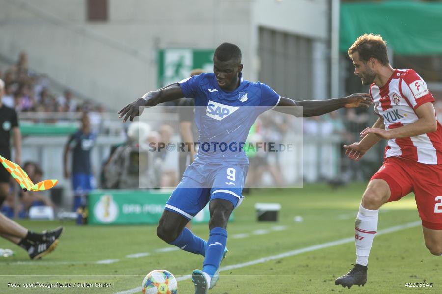 Dallenberg, FLYERALARM Arena, Saison 2019/2020, Runde 1, DFB Pokal, TSG 1899 Hoffenheim, FC Würzburger Kickers - Bild-ID: 2253345