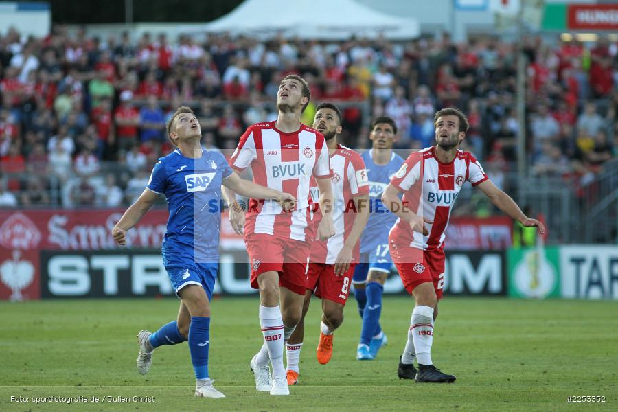 Dallenberg, FLYERALARM Arena, Saison 2019/2020, Runde 1, DFB Pokal, TSG 1899 Hoffenheim, FC Würzburger Kickers - Bild-ID: 2253352