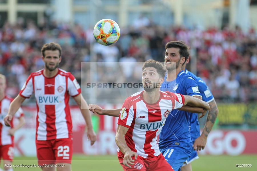 Dallenberg, FLYERALARM Arena, Saison 2019/2020, Runde 1, DFB Pokal, TSG 1899 Hoffenheim, FC Würzburger Kickers - Bild-ID: 2253359