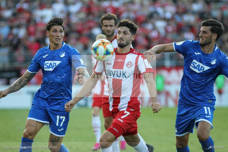 Dallenberg, FLYERALARM Arena, Saison 2019/2020, Runde 1, DFB Pokal, TSG 1899 Hoffenheim, FC Würzburger Kickers - Bild-ID: 2253361