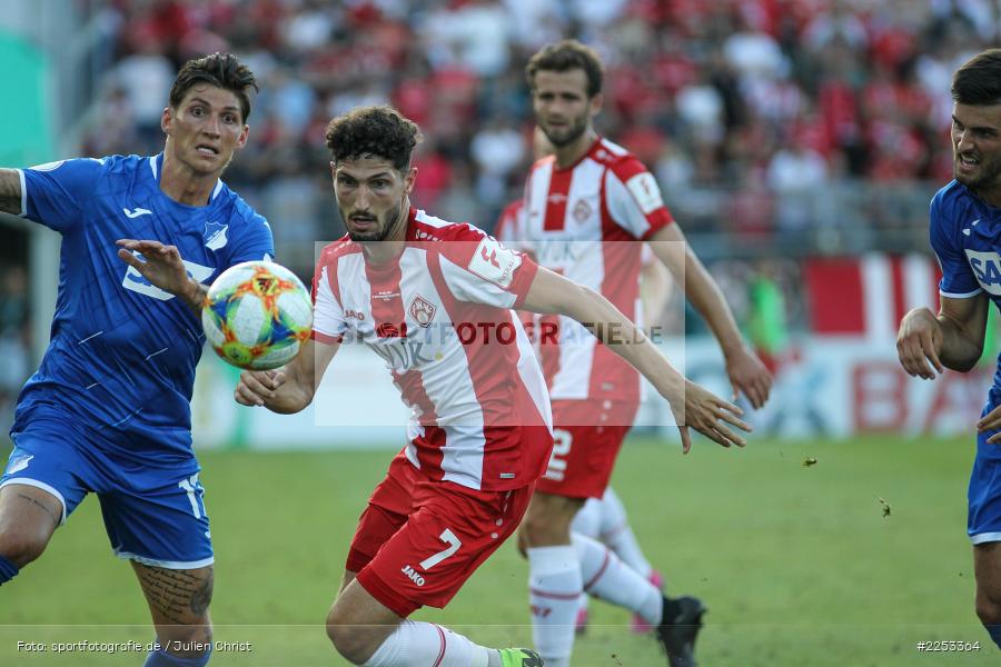 Dallenberg, FLYERALARM Arena, Saison 2019/2020, Runde 1, DFB Pokal, TSG 1899 Hoffenheim, FC Würzburger Kickers - Bild-ID: 2253364