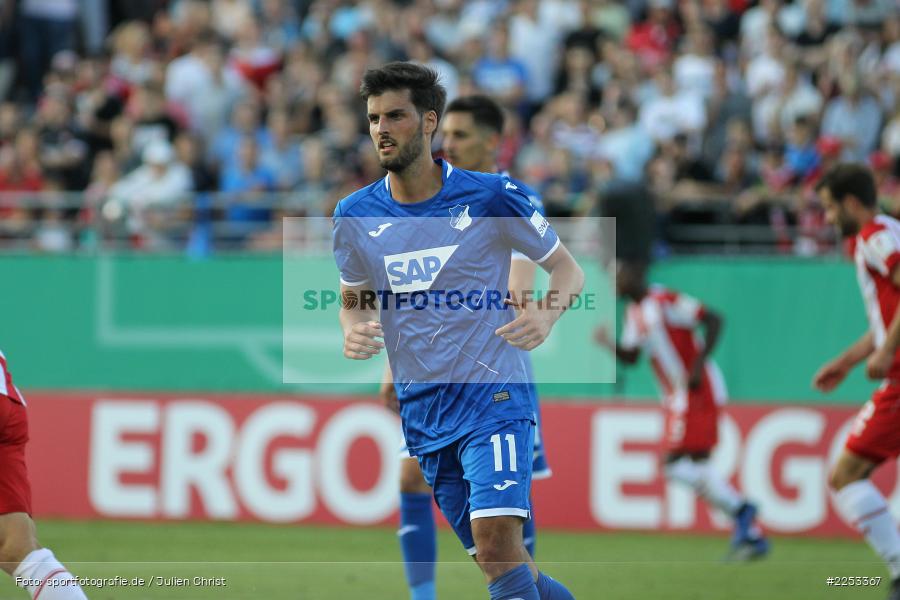 Dallenberg, FLYERALARM Arena, Saison 2019/2020, Runde 1, DFB Pokal, TSG 1899 Hoffenheim, FC Würzburger Kickers - Bild-ID: 2253367