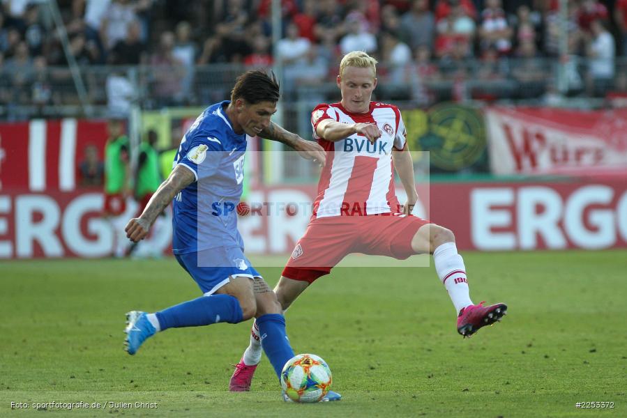 Dallenberg, FLYERALARM Arena, Saison 2019/2020, Runde 1, DFB Pokal, TSG 1899 Hoffenheim, FC Würzburger Kickers - Bild-ID: 2253372