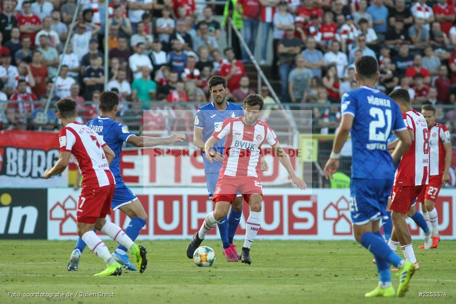 Dallenberg, FLYERALARM Arena, Saison 2019/2020, Runde 1, DFB Pokal, TSG 1899 Hoffenheim, FC Würzburger Kickers - Bild-ID: 2253374