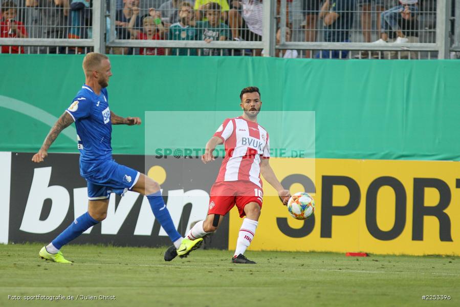 Dallenberg, FLYERALARM Arena, Saison 2019/2020, Runde 1, DFB Pokal, TSG 1899 Hoffenheim, FC Würzburger Kickers - Bild-ID: 2253396