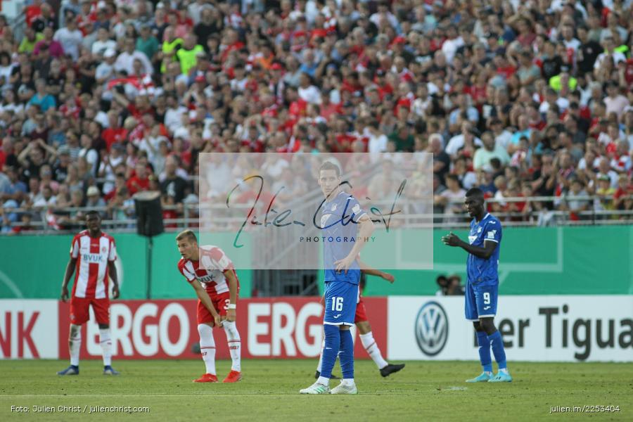 Dallenberg, FLYERALARM Arena, Saison 2019/2020, Runde 1, DFB Pokal, TSG 1899 Hoffenheim, FC Würzburger Kickers - Bild-ID: 2253404