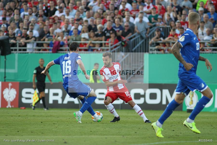 Dallenberg, FLYERALARM Arena, Saison 2019/2020, Runde 1, DFB Pokal, TSG 1899 Hoffenheim, FC Würzburger Kickers - Bild-ID: 2253405