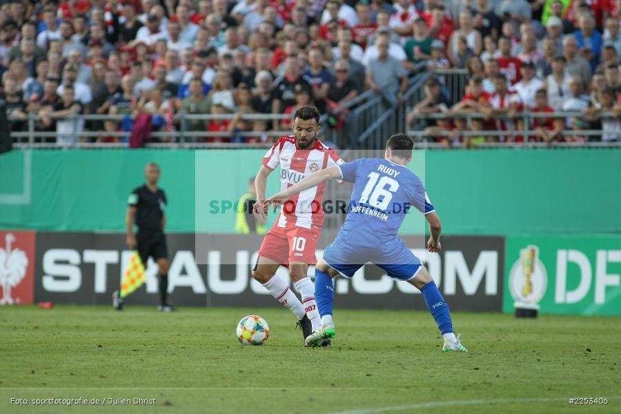 Dallenberg, FLYERALARM Arena, Saison 2019/2020, Runde 1, DFB Pokal, TSG 1899 Hoffenheim, FC Würzburger Kickers - Bild-ID: 2253406