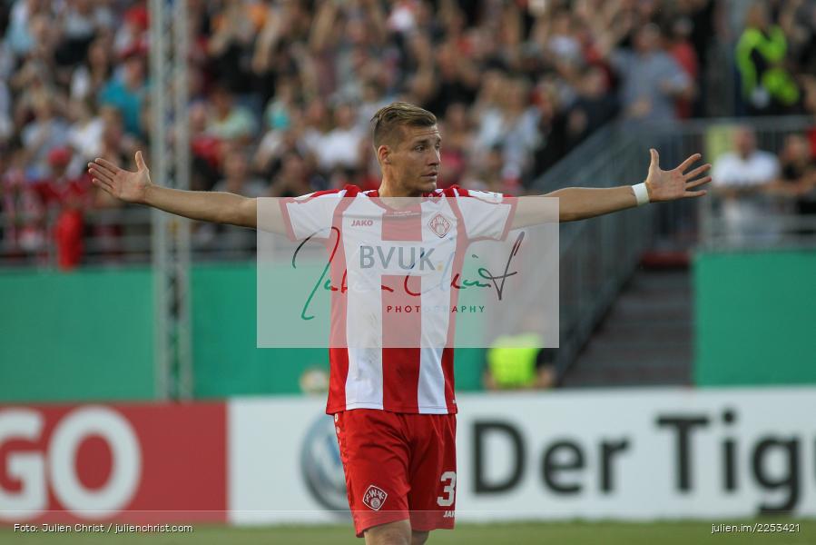 Dallenberg, FLYERALARM Arena, Saison 2019/2020, Runde 1, DFB Pokal, TSG 1899 Hoffenheim, FC Würzburger Kickers - Bild-ID: 2253421