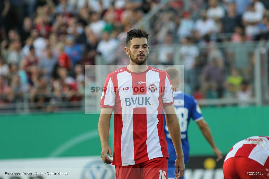 Dallenberg, FLYERALARM Arena, Saison 2019/2020, Runde 1, DFB Pokal, TSG 1899 Hoffenheim, FC Würzburger Kickers - Bild-ID: 2253425