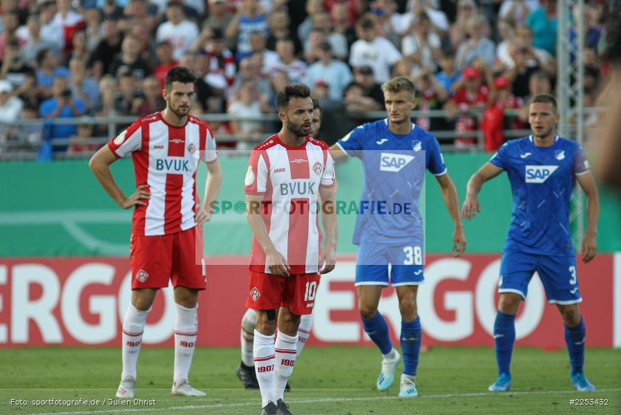 Dallenberg, FLYERALARM Arena, Saison 2019/2020, Runde 1, DFB Pokal, TSG 1899 Hoffenheim, FC Würzburger Kickers - Bild-ID: 2253432