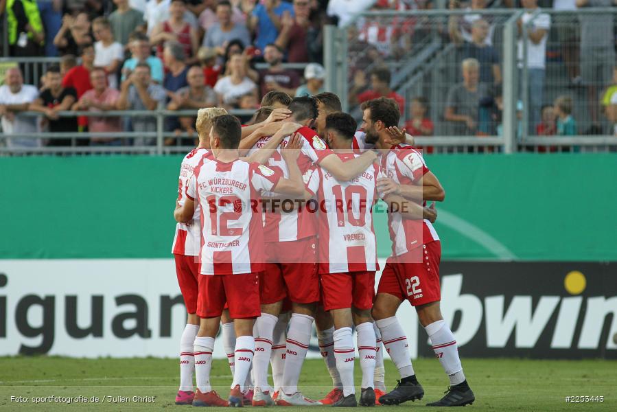 Dallenberg, FLYERALARM Arena, Saison 2019/2020, Runde 1, DFB Pokal, TSG 1899 Hoffenheim, FC Würzburger Kickers - Bild-ID: 2253443