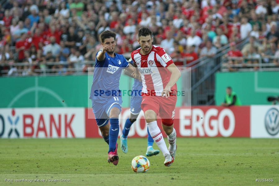 Dallenberg, FLYERALARM Arena, Saison 2019/2020, Runde 1, DFB Pokal, TSG 1899 Hoffenheim, FC Würzburger Kickers - Bild-ID: 2253453