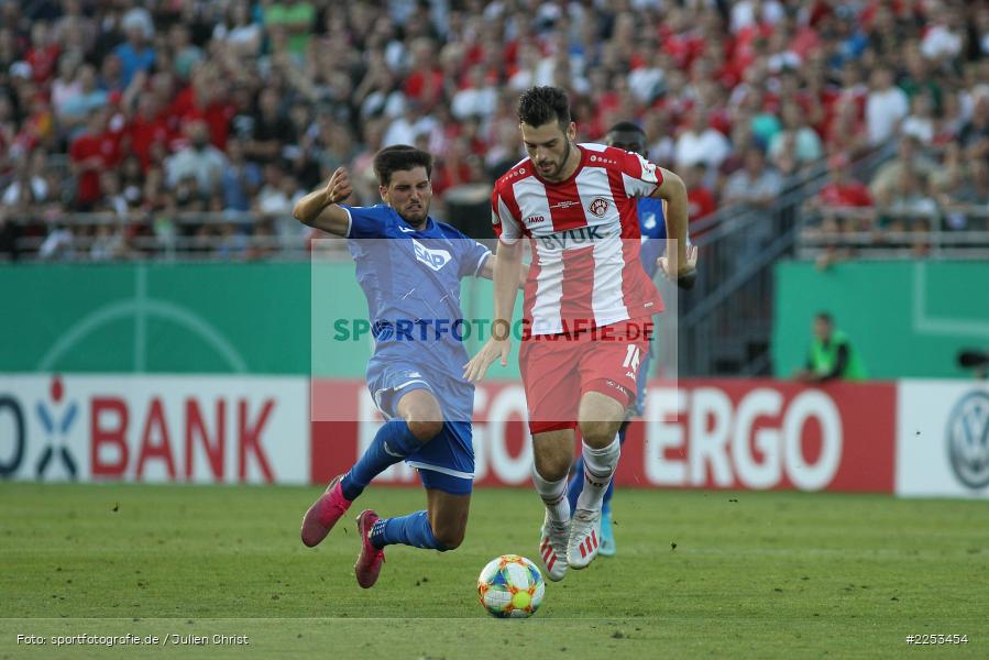 Dallenberg, FLYERALARM Arena, Saison 2019/2020, Runde 1, DFB Pokal, TSG 1899 Hoffenheim, FC Würzburger Kickers - Bild-ID: 2253454
