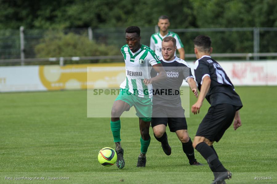 Dickson Abiama, Josef Burghard, Bayernliga Nord, 11.08.2019, SC Eltersdorf, TSV Karlburg - Bild-ID: 2253476