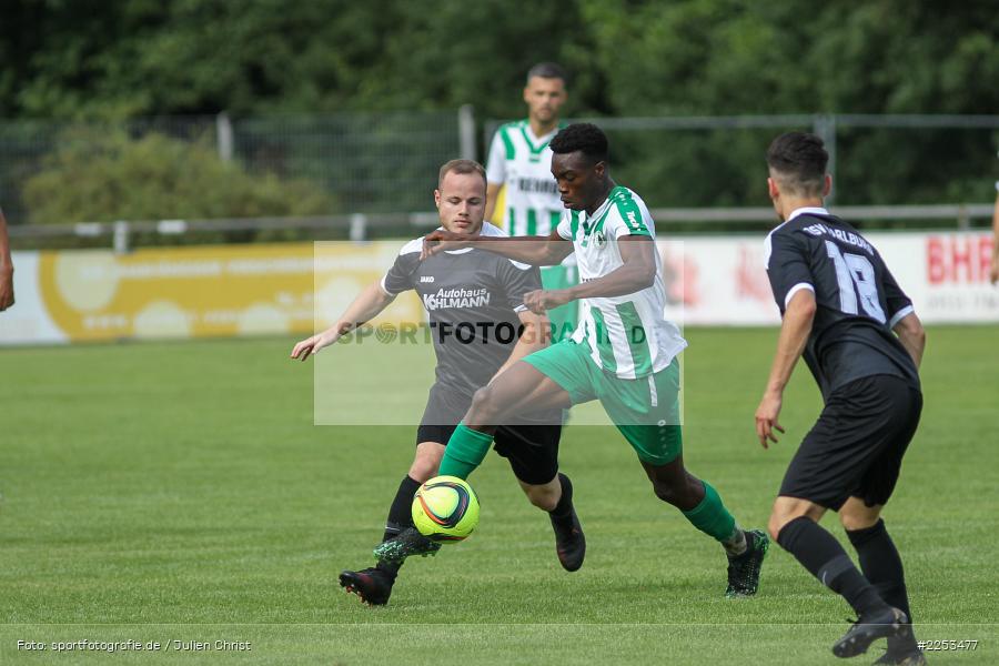 Dickson Abiama, Josef Burghard, Bayernliga Nord, 11.08.2019, SC Eltersdorf, TSV Karlburg - Bild-ID: 2253477