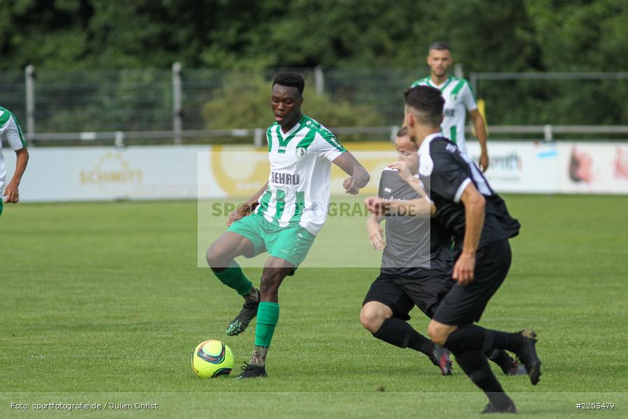 Dickson Abiama, Josef Burghard, Bayernliga Nord, 11.08.2019, SC Eltersdorf, TSV Karlburg - Bild-ID: 2253479