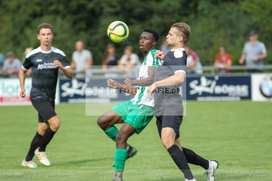 Dickson Abiama, Marvin Schramm, Bayernliga Nord, 11.08.2019, SC Eltersdorf, TSV Karlburg - Bild-ID: 2253484