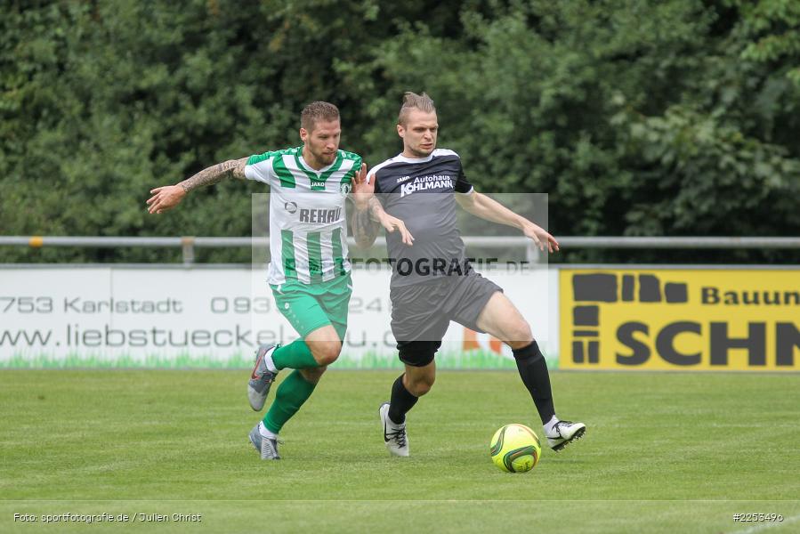 Marvin Schramm, Marco Schiebel, Tobias Herzner, Bayernliga Nord, 11.08.2019, SC Eltersdorf, TSV Karlburg - Bild-ID: 2253496