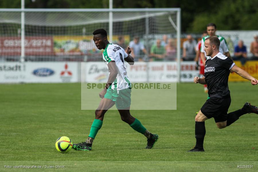 Dickson Abiama, Josef Burghard, Bayernliga Nord, 11.08.2019, SC Eltersdorf, TSV Karlburg - Bild-ID: 2253531