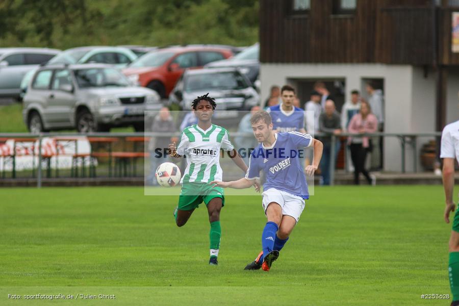 Christopher Sanu, Tim Franz, Kreispokal Würzburg, Toto-Pokal, 15.08.2019, FV Karlstadt, FV Wernfeld/Adelsberg - Bild-ID: 2253628