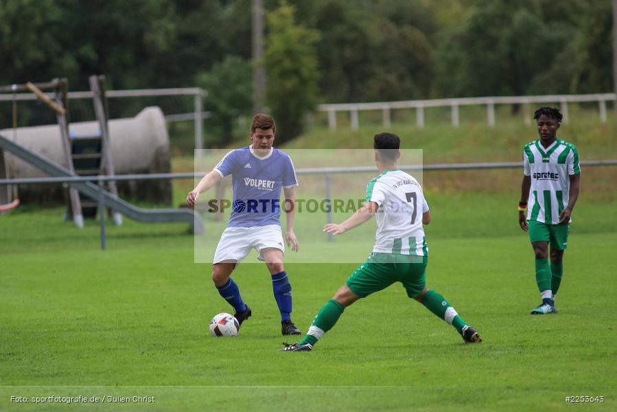 Dylan Wells, Domenico Scinica, Kreispokal Würzburg, Toto-Pokal, 15.08.2019, FV Karlstadt, FV Wernfeld/Adelsberg - Bild-ID: 2253643