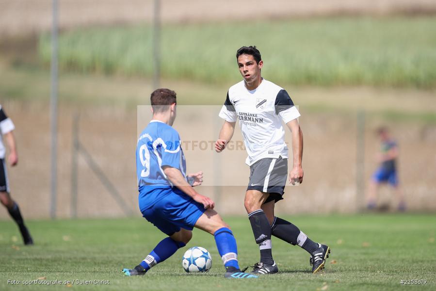 Lukas Höfling, Jonas Leibold, 18.08.2019, Kreisliga Würzburg, FV Steinfeld/Hausen-Rohrbach, TSV Duttenbrunn - Bild-ID: 2253679