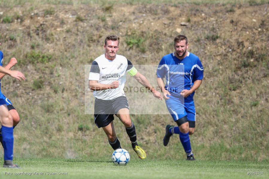 Felix Müller, David Bauer, 18.08.2019, Kreisliga Würzburg, FV Steinfeld/Hausen-Rohrbach, TSV Duttenbrunn - Bild-ID: 2253707