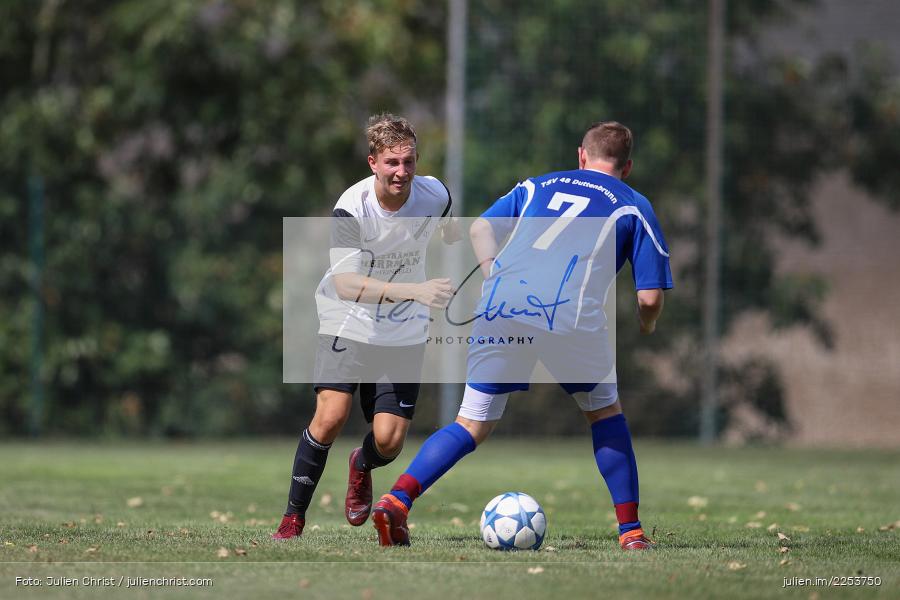 Philipp Knorr, Sven Seufert, 18.08.2019, Kreisliga Würzburg, FV Steinfeld/Hausen-Rohrbach, TSV Duttenbrunn - Bild-ID: 2253750