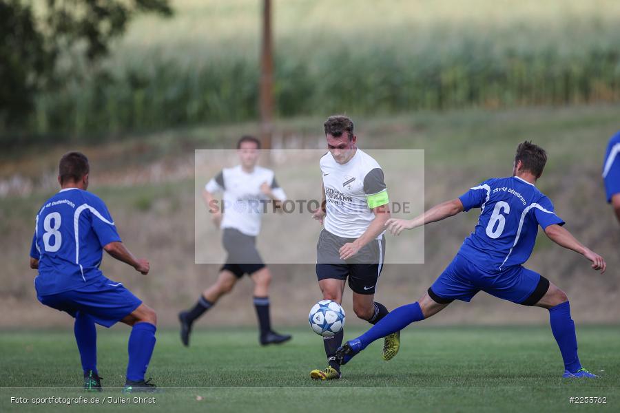 Felix Müller, Kevin Leibold, Samue Volk, 18.08.2019, Kreisliga Würzburg, FV Steinfeld/Hausen-Rohrbach, TSV Duttenbrunn - Bild-ID: 2253762