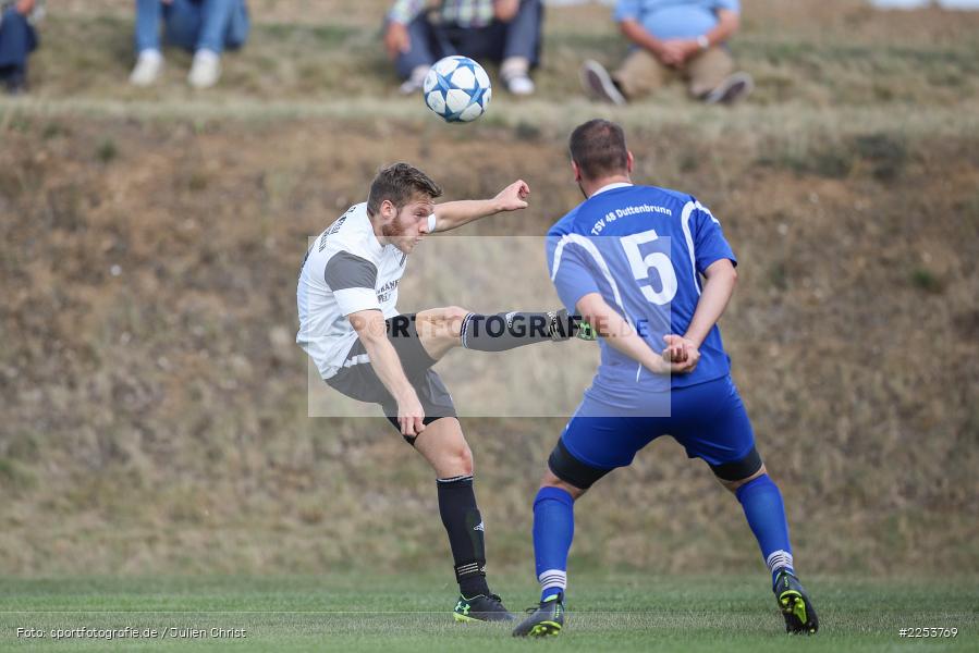 Moritz Rauch, David Bauer, 18.08.2019, Kreisliga Würzburg, FV Steinfeld/Hausen-Rohrbach, TSV Duttenbrunn - Bild-ID: 2253769