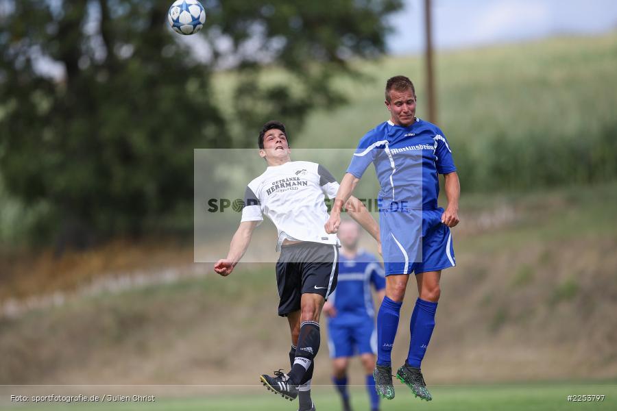 Samuel Volk, Lukas Höfling, 18.08.2019, Kreisliga Würzburg, FV Steinfeld/Hausen-Rohrbach, TSV Duttenbrunn - Bild-ID: 2253797