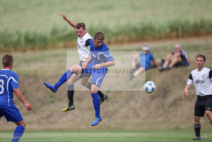 Felix Müller, Kevin Leibold, 18.08.2019, Kreisliga Würzburg, FV Steinfeld/Hausen-Rohrbach, TSV Duttenbrunn - Bild-ID: 2253799