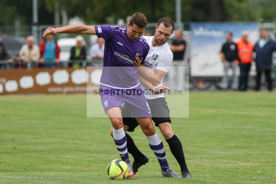 Patrick Görtler, Maurice Kübert, 20.08.2019, Toto-Pokal, FC Eintracht Bamberg 2010, TSV Karlburg - Bild-ID: 2254976