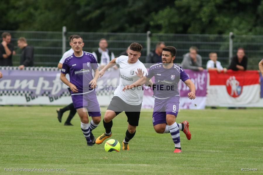 Pascal Jeni, Simon Kollmer, 20.08.2019, Toto-Pokal, FC Eintracht Bamberg 2010, TSV Karlburg - Bild-ID: 2254989