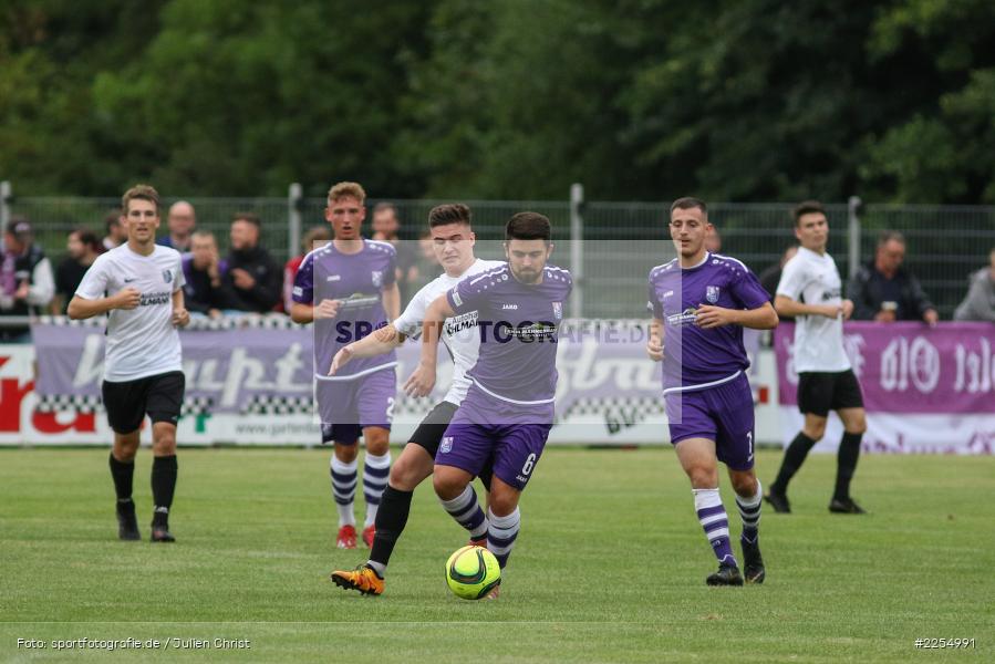 Pascal Jeni, Simon Kollmer, 20.08.2019, Toto-Pokal, FC Eintracht Bamberg 2010, TSV Karlburg - Bild-ID: 2254991