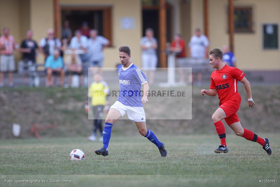 Tim Zachrau, Jonas Schmitt, Adelsberg, 28.08.2019, Kreispokal, TuS Frammersbach, FV Wernfeld/Adelsberg - Bild-ID: 2255191